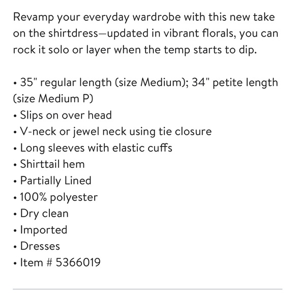 Charles Henry Floral Shirtdress, XS - Picture 4 of 8